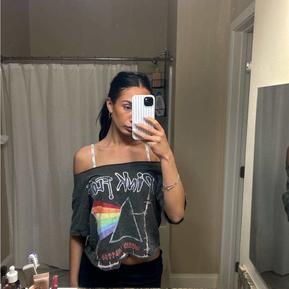 Pink Floyd Graphic Women's Top - Black
